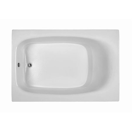 RELIANCE BATHS Reliance Baths R7248ERXS-W Rectangular 71 x 47 in. Soaking Bathtub With End Drain; White Finish R7248ERXS-W